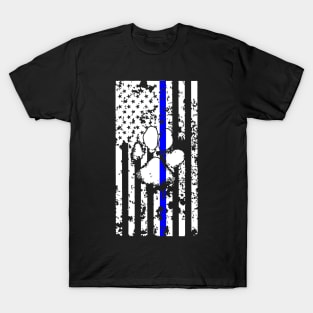 k- thin blue line T-Shirt